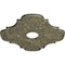 Ekena Millwork Peralta Ceiling Medallion (Canopies up to 4 5/8"), 17 3/4"OD x 3 1/8"ID x 1"P, Witch Hazel Crackle CM17PEWHC - alternate 3